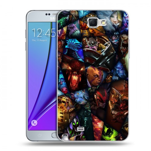 Дизайнерский пластиковый чехол для Samsung Galaxy Note 2 Dota 2