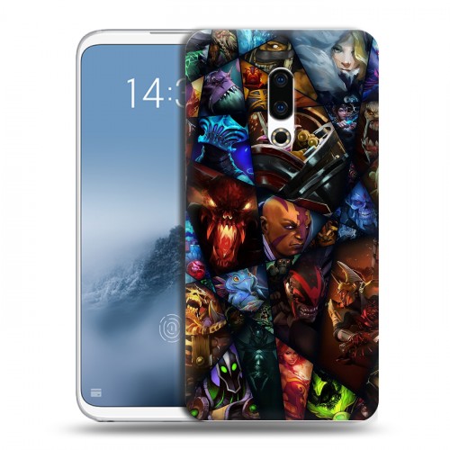 Дизайнерский пластиковый чехол для Meizu 16th Plus Dota 2