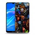 Дизайнерский пластиковый чехол для Huawei Y6 (2019) Dota 2