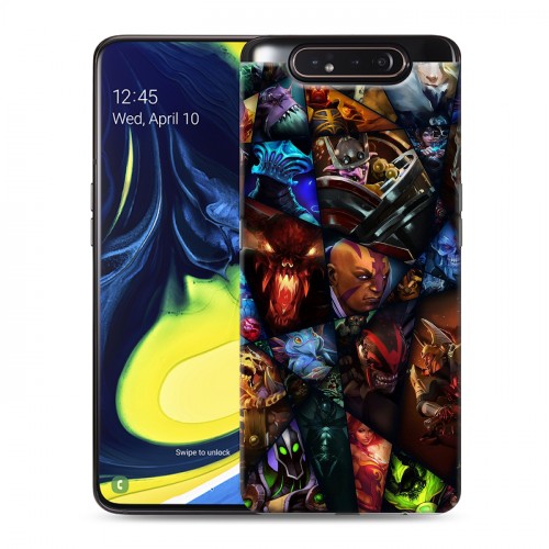 Дизайнерский пластиковый чехол для Samsung Galaxy A80 Dota 2