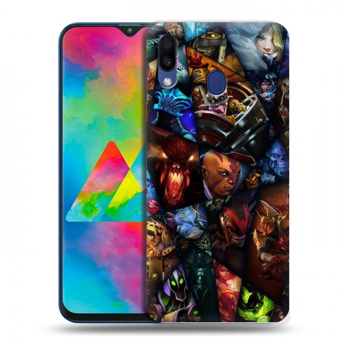 Дизайнерский пластиковый чехол для Samsung Galaxy M20 Dota 2