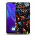 Дизайнерский силиконовый с усиленными углами чехол для OPPO A1k Dota 2