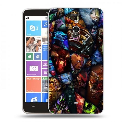 Дизайнерский пластиковый чехол для Nokia Lumia 1320 Dota 2