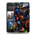 Дизайнерский пластиковый чехол для HTC Desire 516 Dota 2