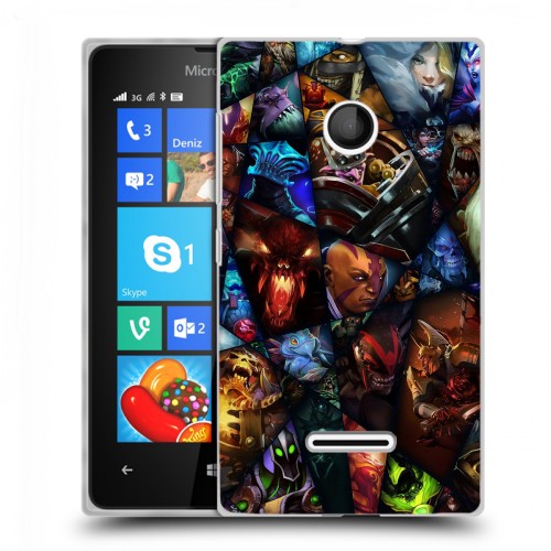 Дизайнерский пластиковый чехол для Microsoft Lumia 435 Dota 2