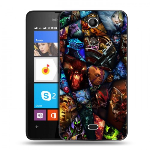 Дизайнерский силиконовый чехол для Microsoft Lumia 430 Dual SIM Dota 2