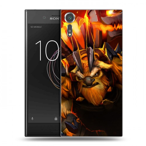 Дизайнерский пластиковый чехол для Sony Xperia XZs Dota 2