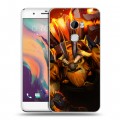 Дизайнерский пластиковый чехол для HTC One X10 Dota 2