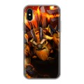 Дизайнерский силиконовый чехол для Iphone x10 Dota 2