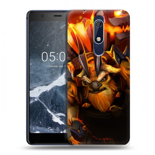 Дизайнерский пластиковый чехол для Nokia 5.1 Dota 2