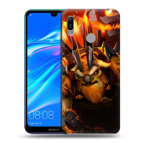 Дизайнерский пластиковый чехол для Huawei Y6 (2019) Dota 2