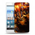 Дизайнерский пластиковый чехол для Huawei Ascend D2 Dota 2