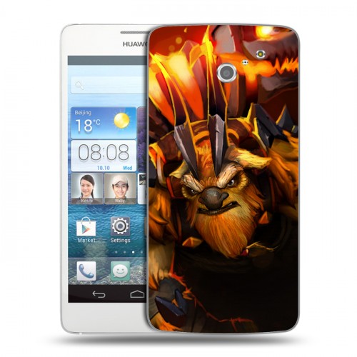 Дизайнерский пластиковый чехол для Huawei Ascend D2 Dota 2