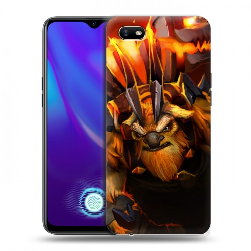 Дизайнерский силиконовый с усиленными углами чехол для OPPO A1k Dota 2