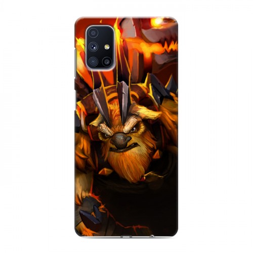 Дизайнерский пластиковый чехол для Samsung Galaxy M51 Dota 2