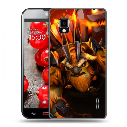 Дизайнерский пластиковый чехол для LG Optimus G Dota 2