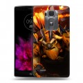 Дизайнерский пластиковый чехол для LG G Flex 2 Dota 2