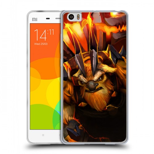 Дизайнерский силиконовый чехол для Xiaomi Mi Note Dota 2