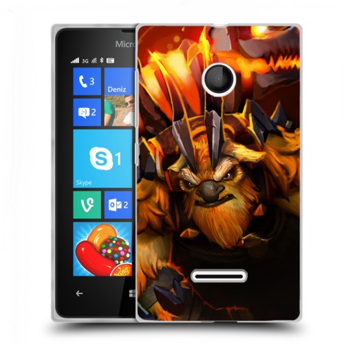 Дизайнерский пластиковый чехол для Microsoft Lumia 435 Dota 2