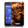 Дизайнерский пластиковый чехол для Sony Xperia E4g Dota 2