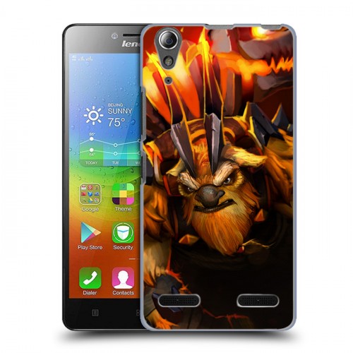 Дизайнерский пластиковый чехол для Lenovo A6000 Dota 2