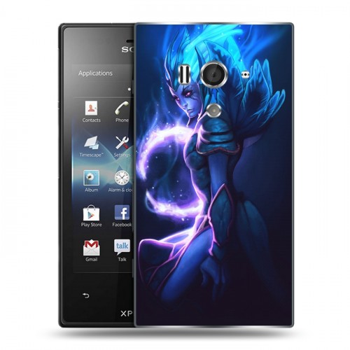 Дизайнерский пластиковый чехол для Sony Xperia acro S Dota 2