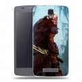 Дизайнерский силиконовый чехол для ZTE Blade L5 Dota 2