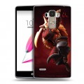 Дизайнерский пластиковый чехол для LG G4 Stylus Dota 2