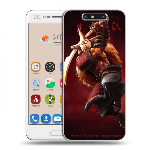 Дизайнерский пластиковый чехол для ZTE Blade V8 Dota 2