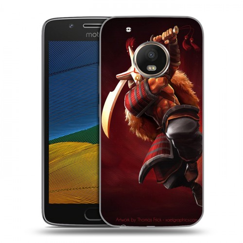 Дизайнерский силиконовый чехол для Lenovo Moto G5 Dota 2