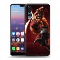 Дизайнерский силиконовый с усиленными углами чехол для Huawei P20 Pro Dota 2