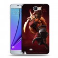 Дизайнерский пластиковый чехол для Samsung Galaxy Note 2 Dota 2