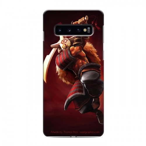 Дизайнерский силиконовый чехол для Samsung Galaxy S10 Dota 2