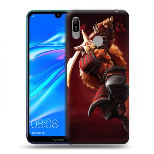 Дизайнерский пластиковый чехол для Huawei Y6 (2019) Dota 2