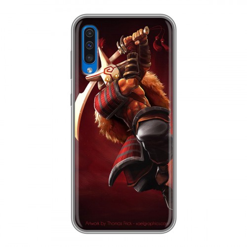 Дизайнерский силиконовый чехол для Samsung Galaxy A50 Dota 2