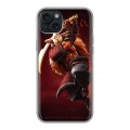 Дизайнерский силиконовый чехол для Iphone 15 Plus Dota 2