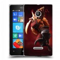 Дизайнерский пластиковый чехол для Microsoft Lumia 435 Dota 2