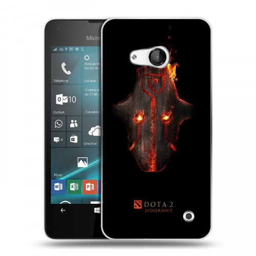 Дизайнерский пластиковый чехол для Microsoft Lumia 550 Dota 2