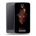 Дизайнерский силиконовый чехол для ZTE Blade L5 Dota 2