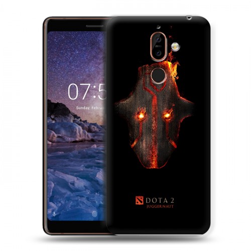 Дизайнерский пластиковый чехол для Nokia 7 Plus Dota 2