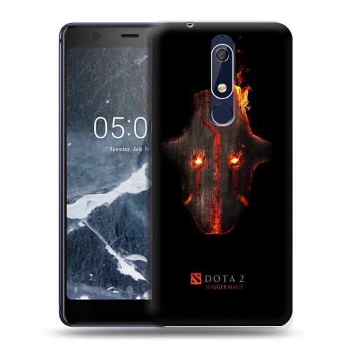 Дизайнерский пластиковый чехол для Nokia 5.1 Dota 2