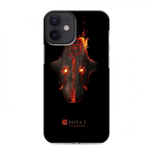 Дизайнерский силиконовый с усиленными углами чехол для Iphone 12 Mini Dota 2