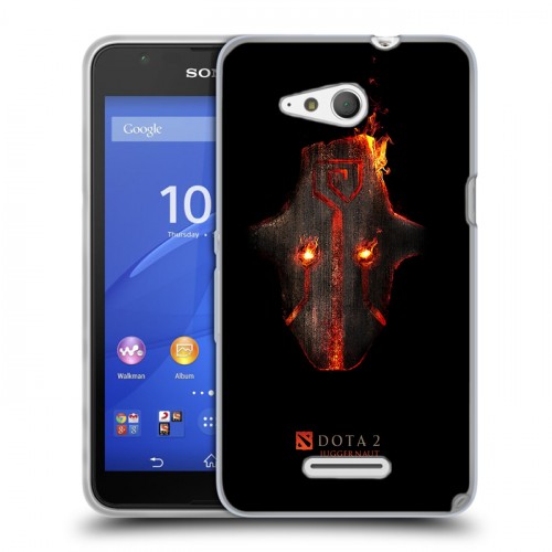 Дизайнерский пластиковый чехол для Sony Xperia E4g Dota 2