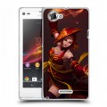 Дизайнерский пластиковый чехол для Sony Xperia L Dota 2