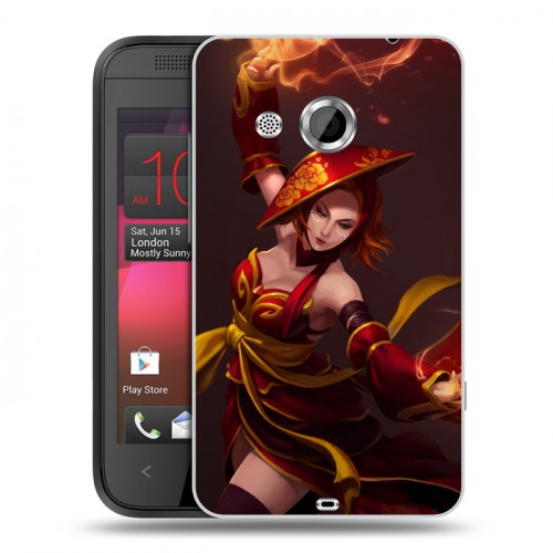 Дизайнерский пластиковый чехол для HTC Desire 200 Dota 2