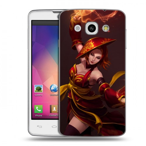 Дизайнерский пластиковый чехол для LG L60 Dota 2