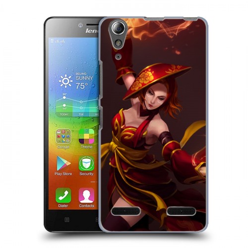 Дизайнерский пластиковый чехол для Lenovo A6000 Dota 2