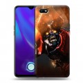 Дизайнерский силиконовый с усиленными углами чехол для OPPO A1k Dota 2