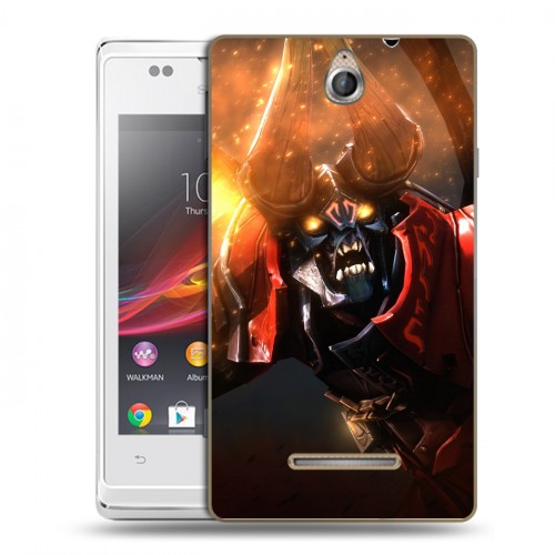 Дизайнерский пластиковый чехол для Sony Xperia E Dota 2