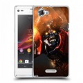 Дизайнерский пластиковый чехол для Sony Xperia L Dota 2